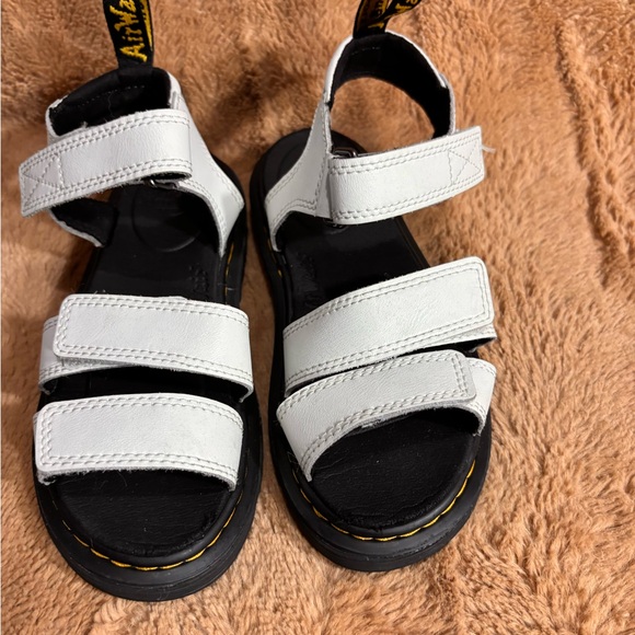 Dr. Martens White and Black Sandals Rugged Design - Picture 2 of 6